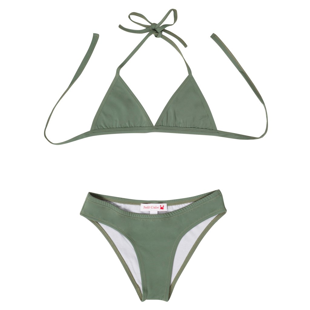 Elle Triangle bikini army Petit Crabe