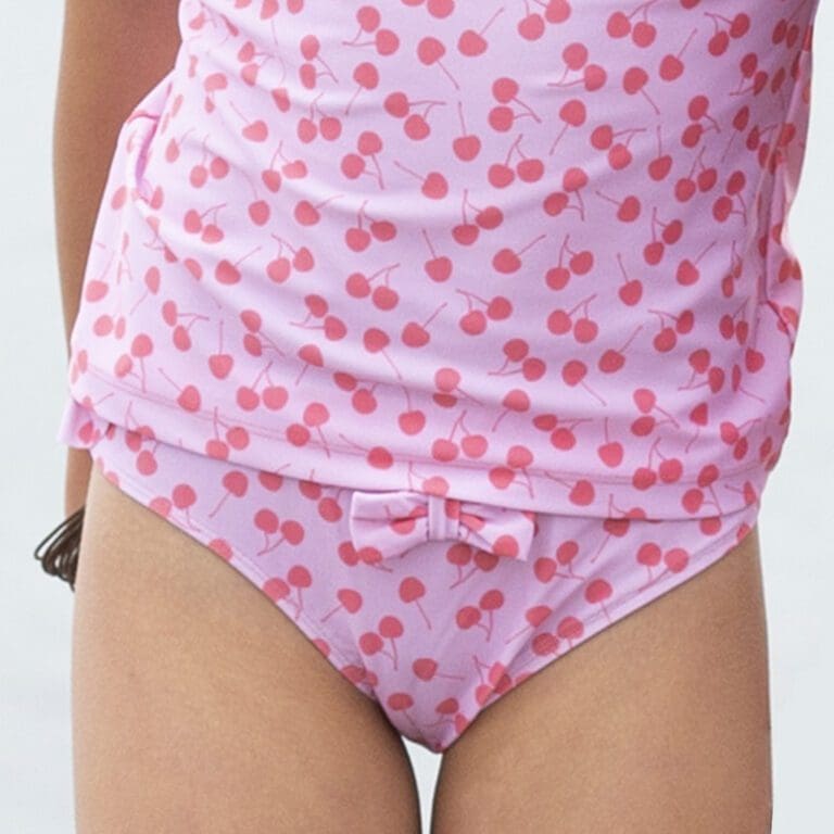 Zoe Bikini pants cherries Petit Crabe