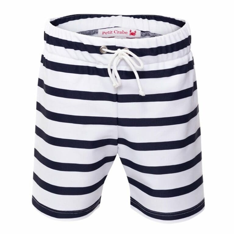Alex Swim shorts whiteblue Petit Crabe