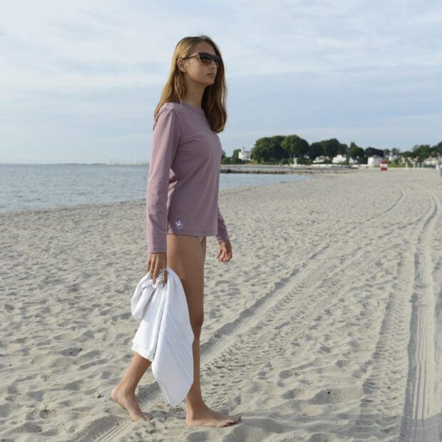 Elle Woman UV Swimshirt UPF 50+ L/S - heather