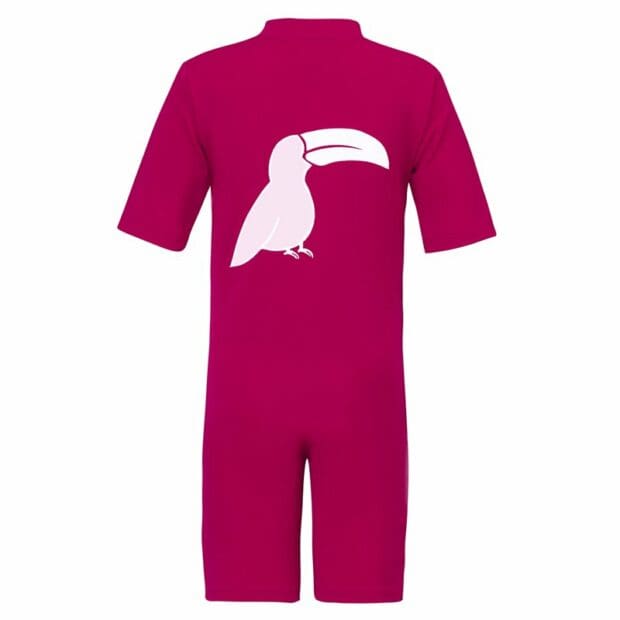 Noe TOUCAN sunsuit S/S - amaranth