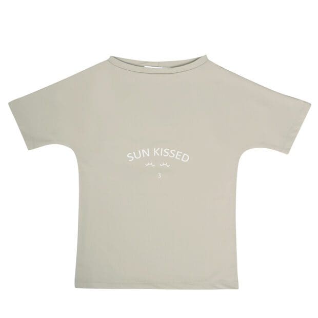 Luna SUNKISSED Badeshirt mit U-Boot Kragen  - cappuccino