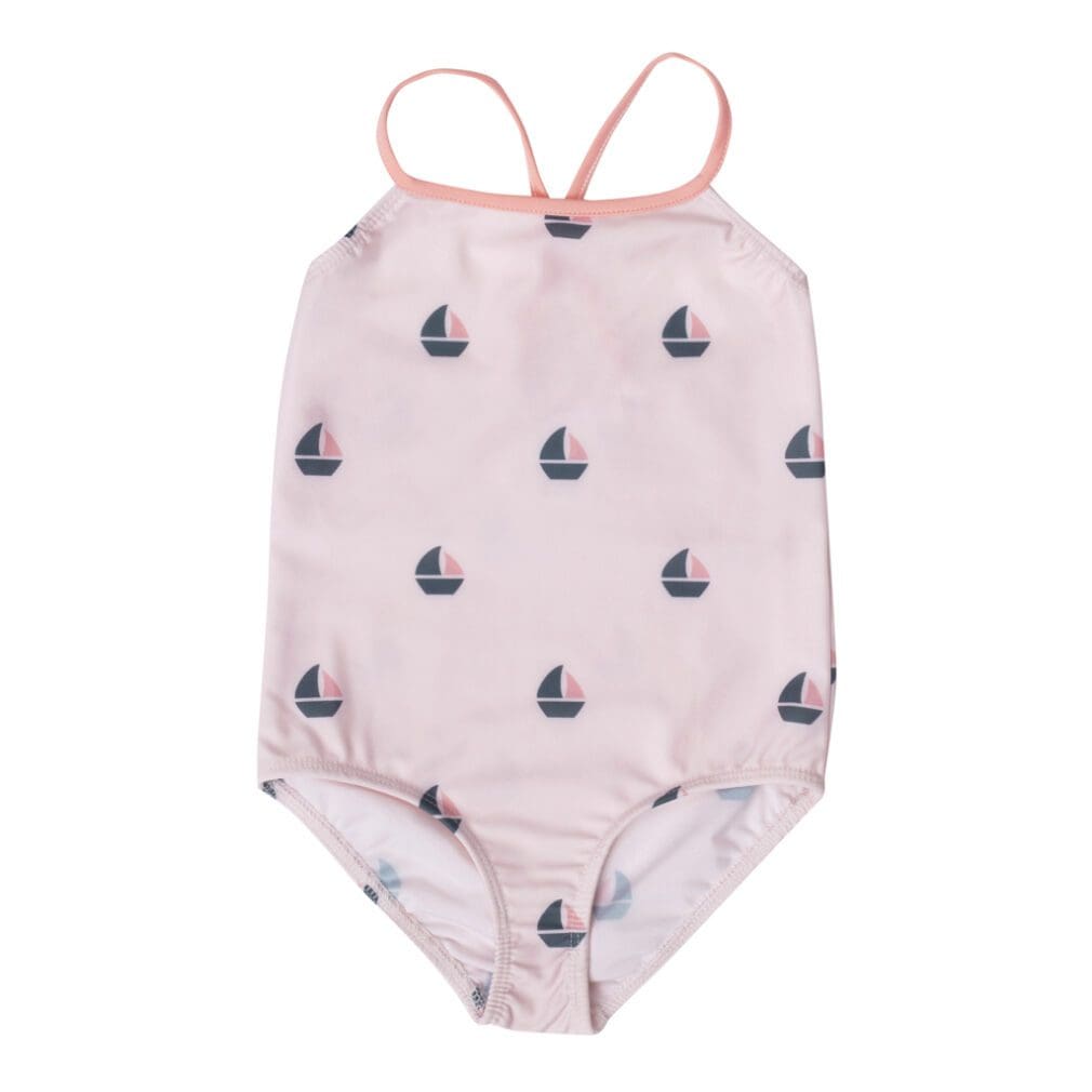 Barbara Swimsuit - rose-boat - Petit Crabe