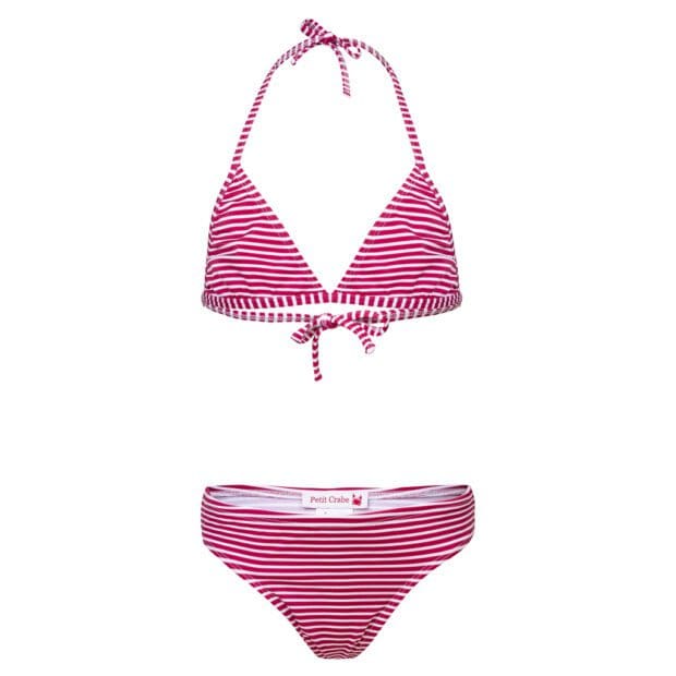 Elle Trekant bikini - amaranth-white