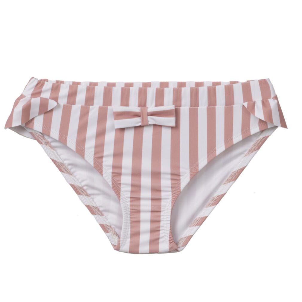 Zoe Bikini pants - amaranth-white - Petit Crabe