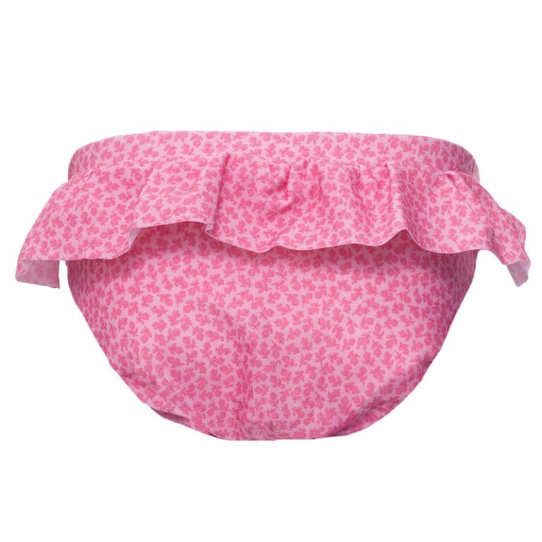 Zoe Bikini pants pinkflowers Petit Crabe