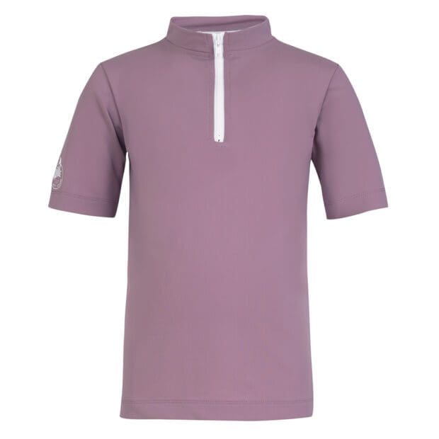 Max Half Zip swim shirt S/S - heather