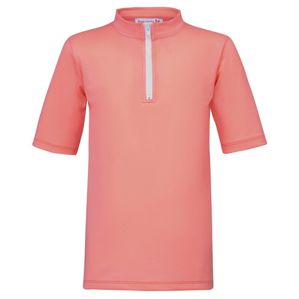 Max Half zip swim shirt S/S - paradise - Petit Crabe