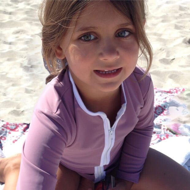 Etoile UV-Badeshirt mit YKK Reissverschluss - heather