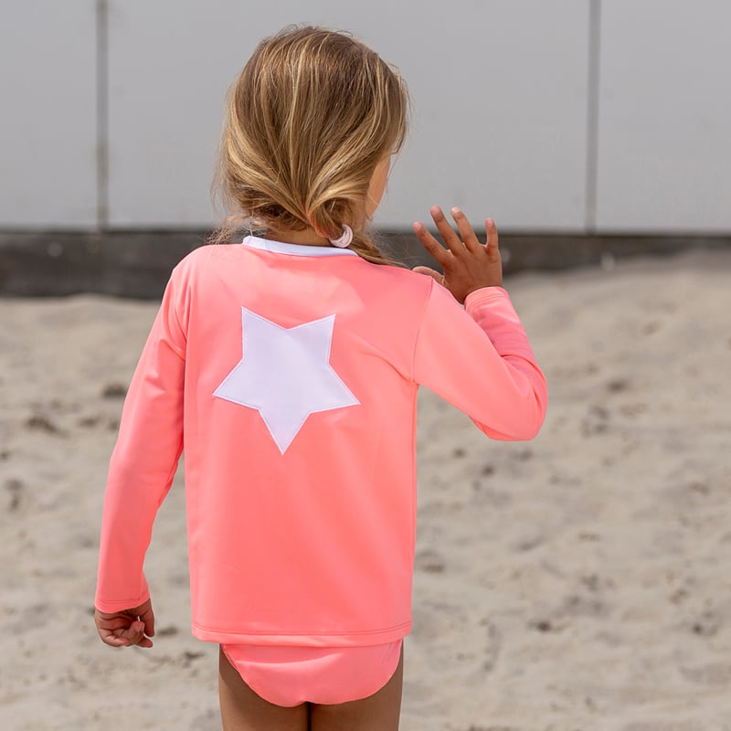 Etoile Zipper UV-swim shirt L/S - paradise - Petit Crabe