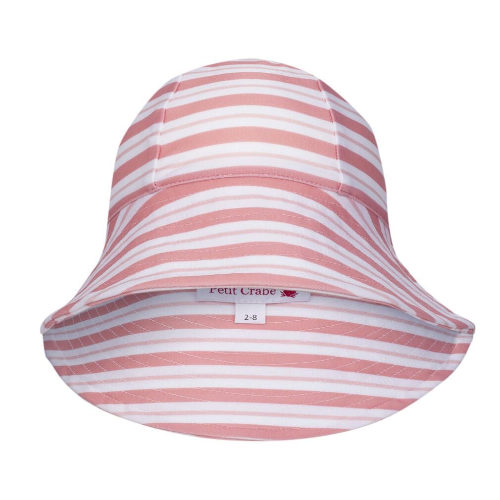 Frey Sun hat - sorbet-stripes - Petit Crabe
