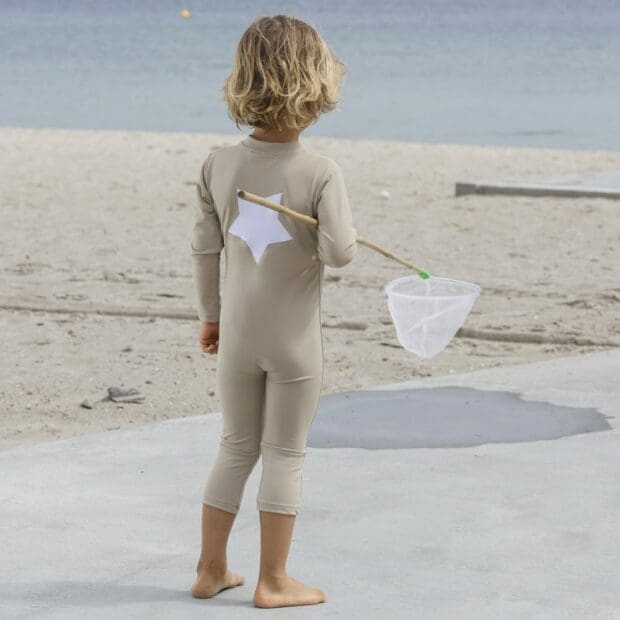 Lou - STAR UV-Schwimmanzug L/S - cappuccino