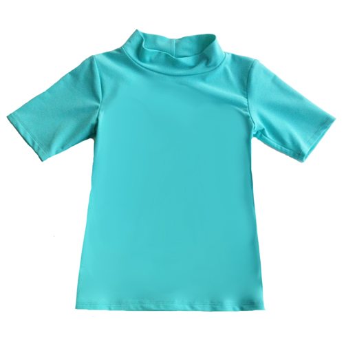 Ash STAR Turtleneck S/S - turquoise - Petit Crabe