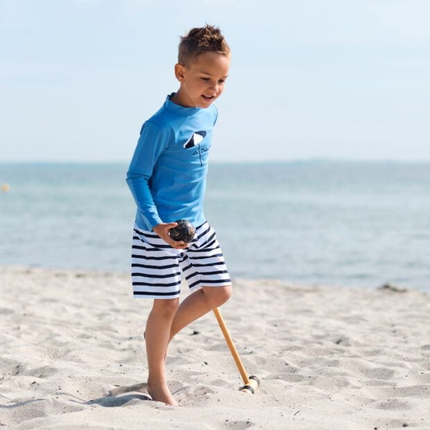 케이시 비타 터틀넥 수영 셔츠 Casey VITA turtleneck - cornflower