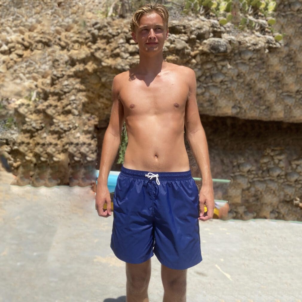 Boardie MAN swim shorts - navy - Petit Crabe