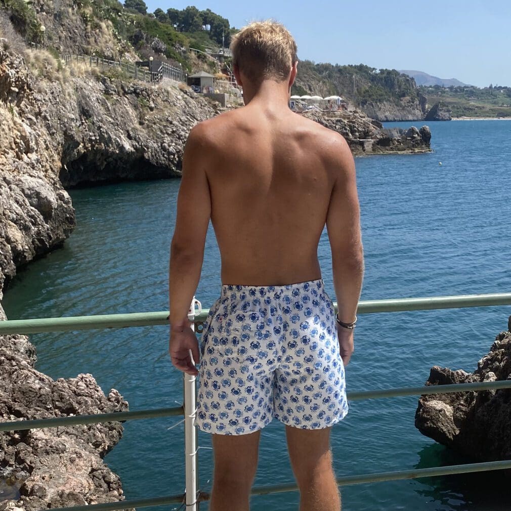 Boardie MAN swim shorts - XL crabs - Petit Crabe