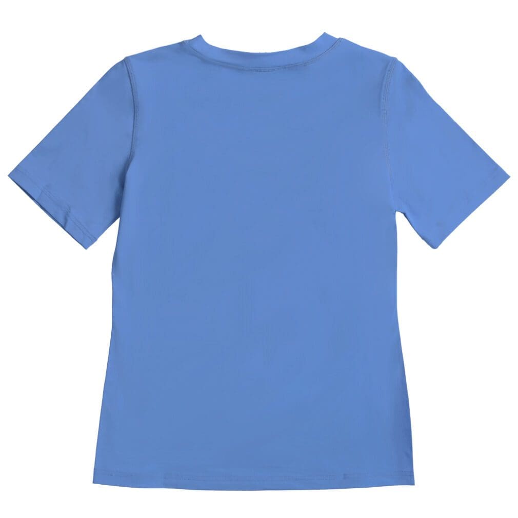 Elle Woman Swimshirt S/S - cornflower - Petit Crabe