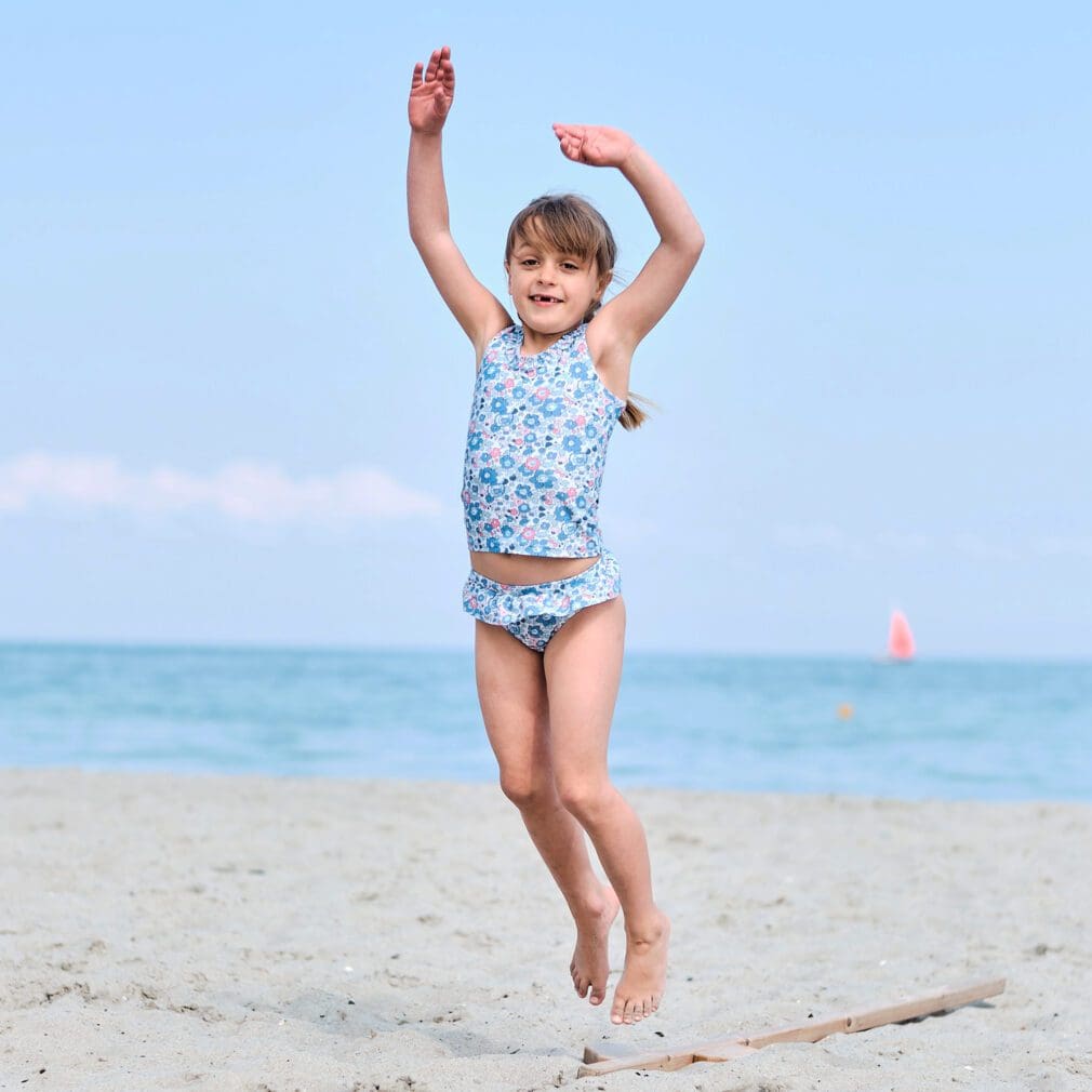 Olivia Tankini - “betsy B” Made with Liberty fabric - Petit Crabe