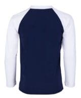 77-BL-WH, Raglan shirt L-S-2