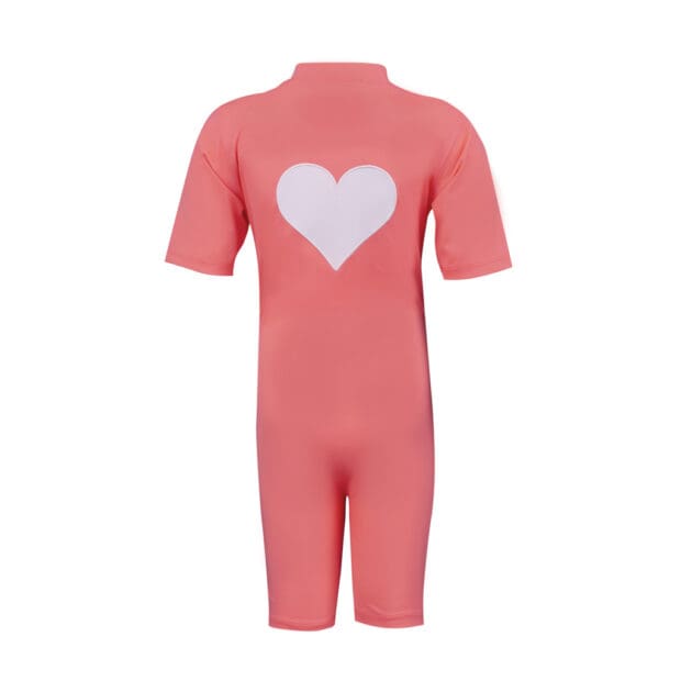 하트 쇼트 바디수트 Noe HEART sunsuit S/S - tropicana