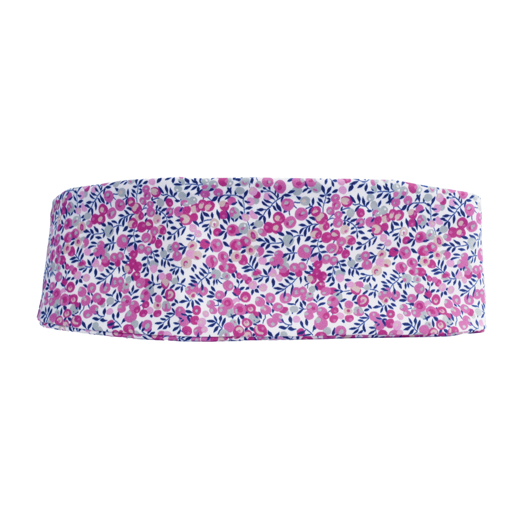Leontyne Floral Padded Hairband in Blue Made with Liberty Fabric main image 1