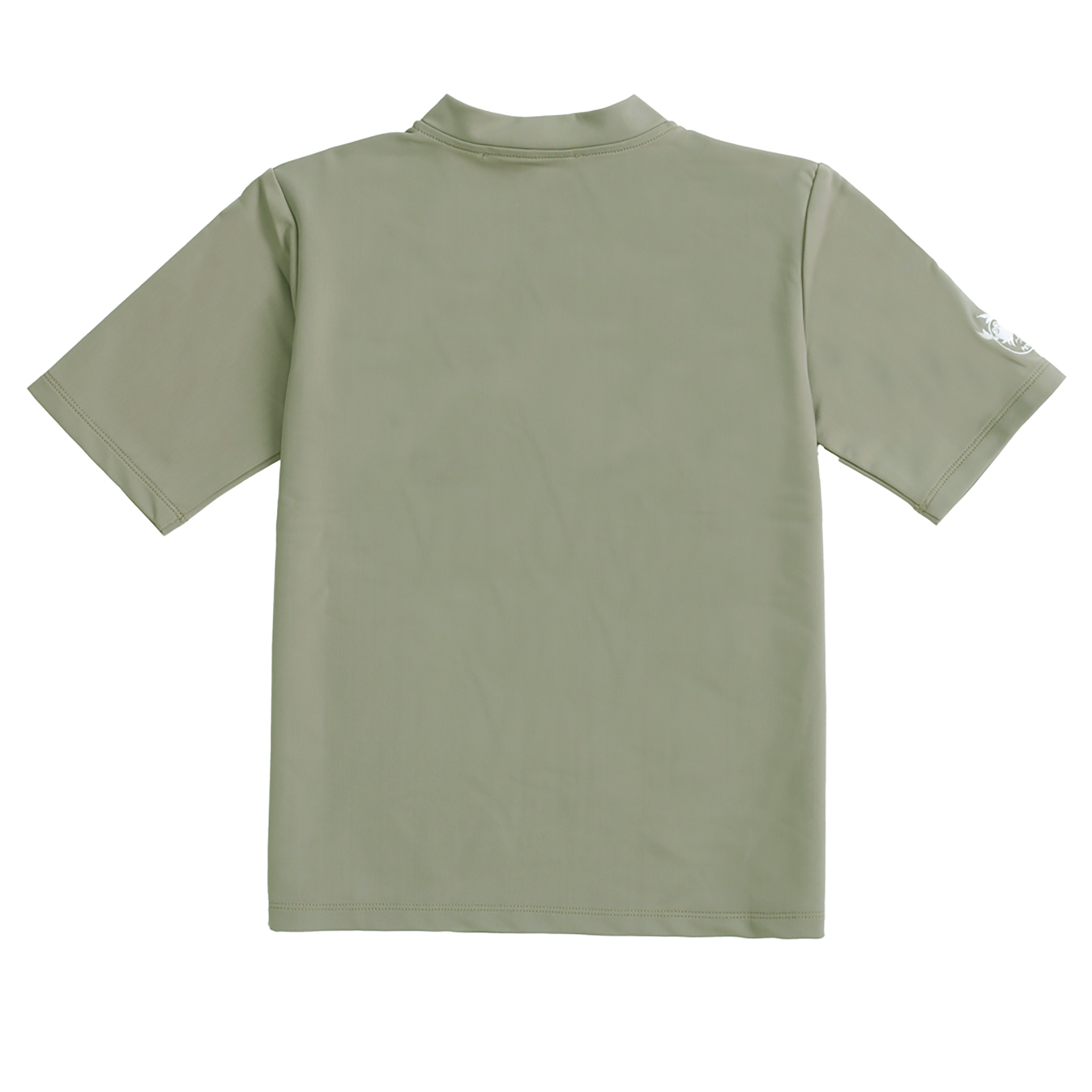 Max Half zip swim shirt S/S – olive - Petit Crabe