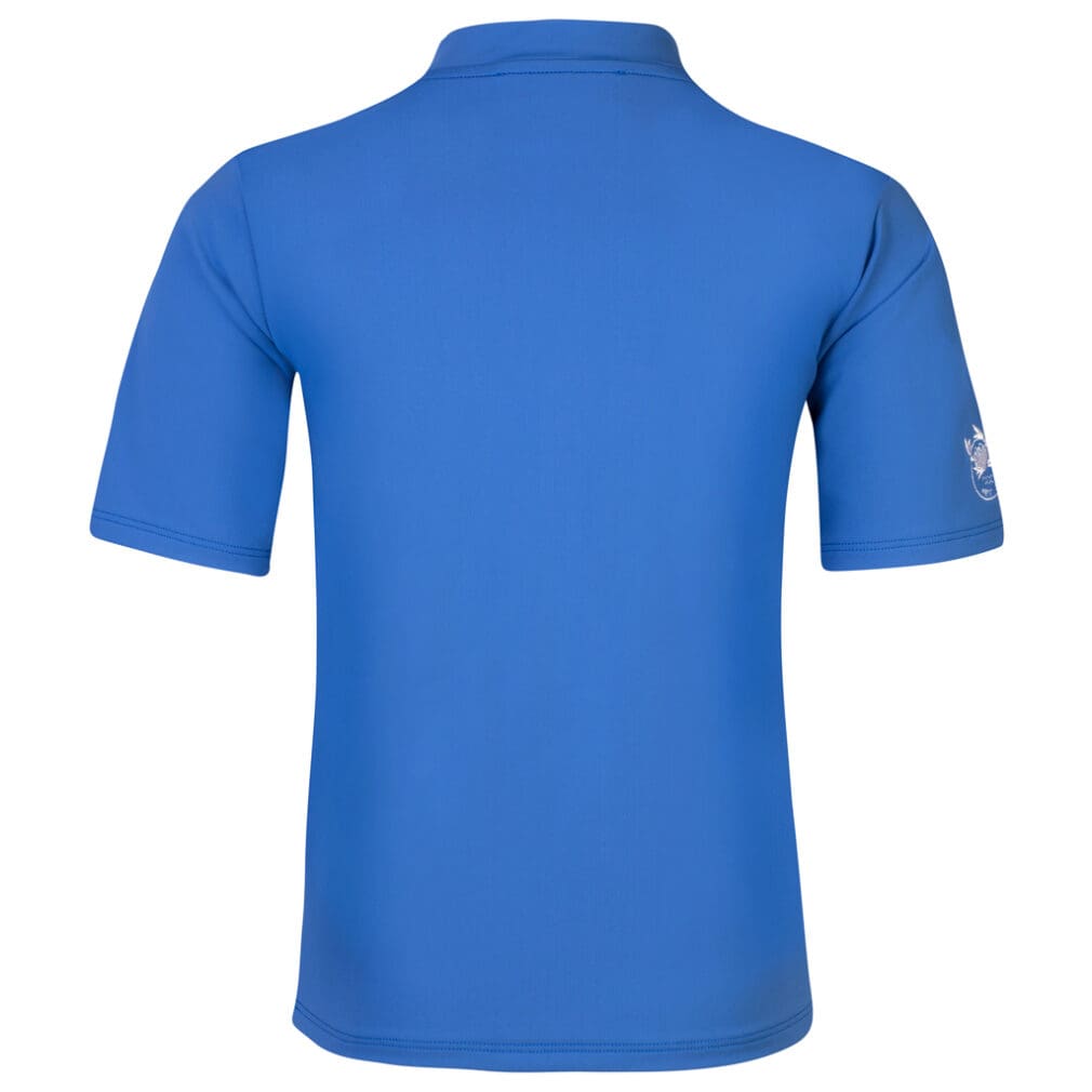 Max Half zip swim shirt S/S – sapphire - Petit Crabe