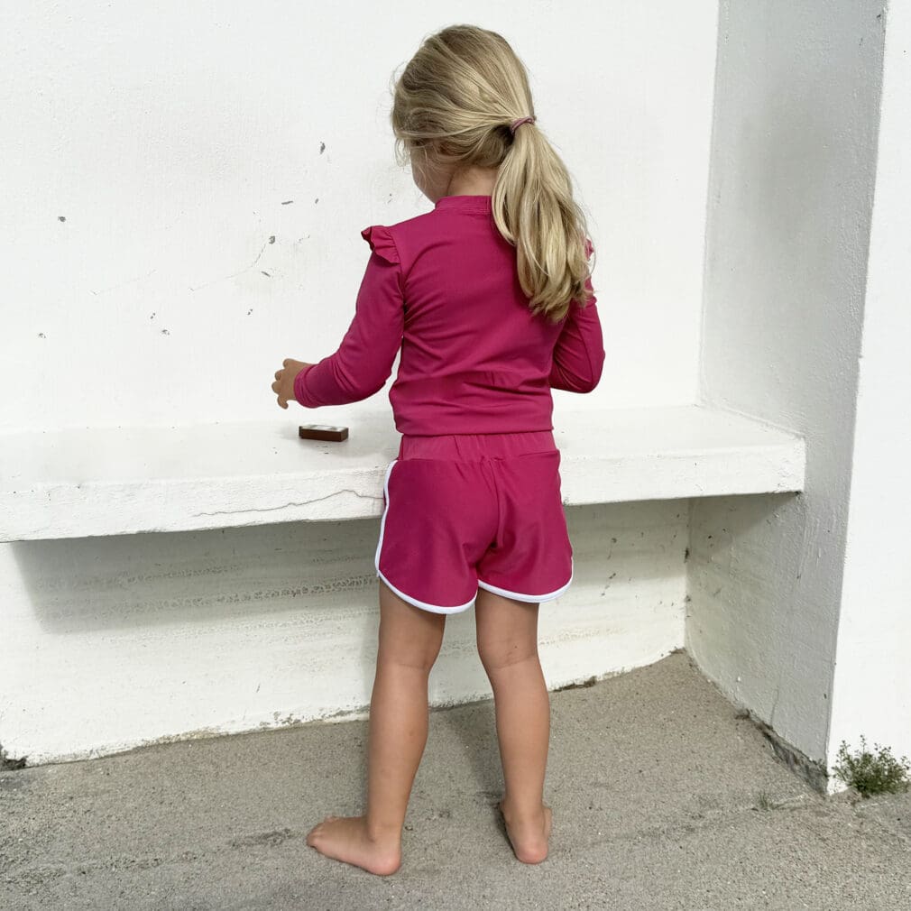 Alexa Swim shorts – mulberry - Petit Crabe