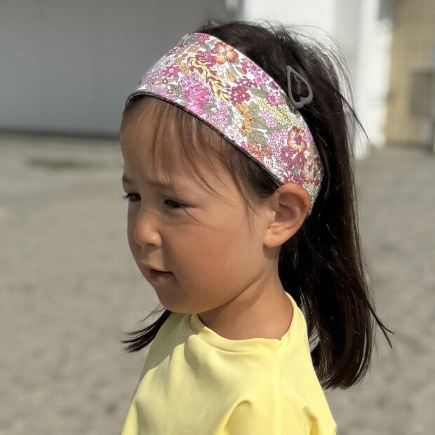 Sophie Hairband – “Margaret Annie” Made with Liberty fabric