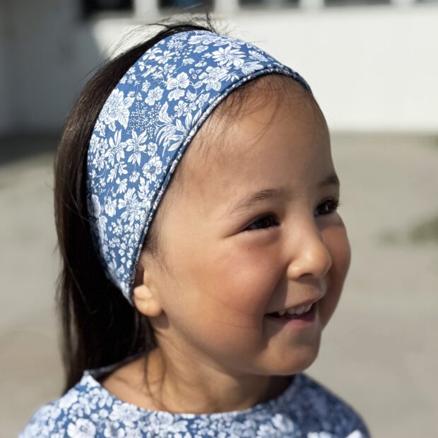 Sophie Hairband – “Evening Sky” Made with Liberty fabric
