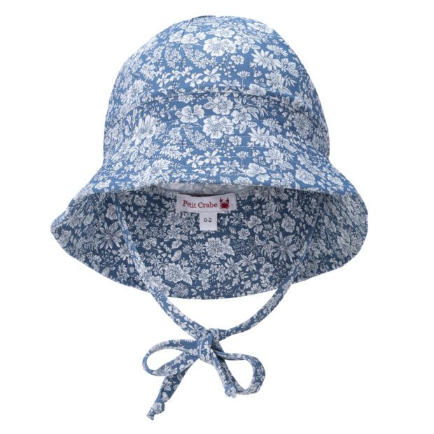 Frey UV Sun hat – “Evening Sky” Made with Liberty fabric
