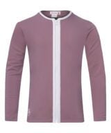 66-HE Basic zipper UV shirt front