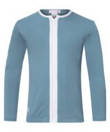 66-STO Basic Zipper UV swim shirt front