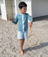 66-STONE BASIC Zipper shirt boy_1