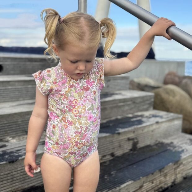 Beaa Badedragt S/S – “Margaret Annie” Made with Liberty fabric