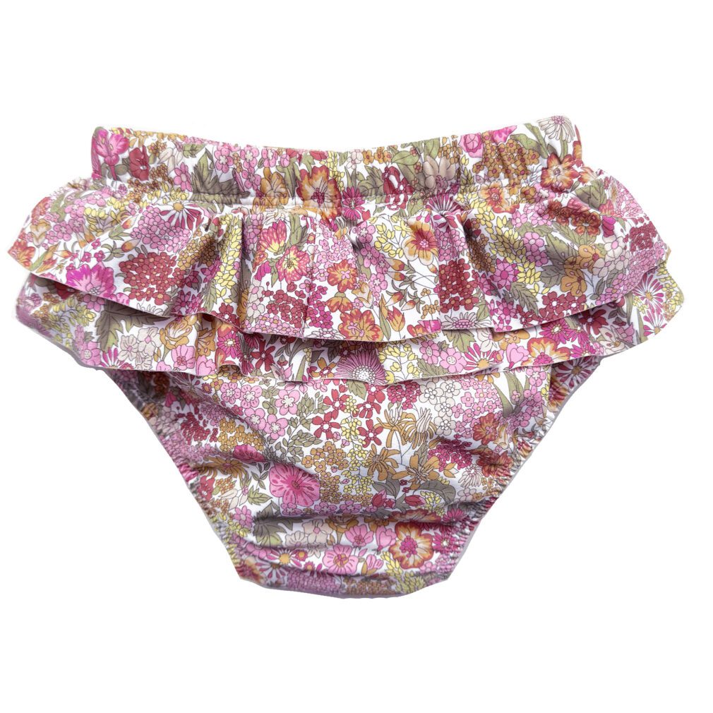 80-ANNIE Ida Swim nappy – “Margaret Annie” Made with Liberty fabric