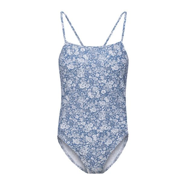 Barbara woman badeanzüg – "Evening Sky“ Made with Liberty fabric