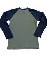 77-AR:BL Raglan UV swimshirt back
