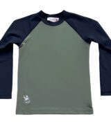 77-AR:BL Raglan UV swimshirt front